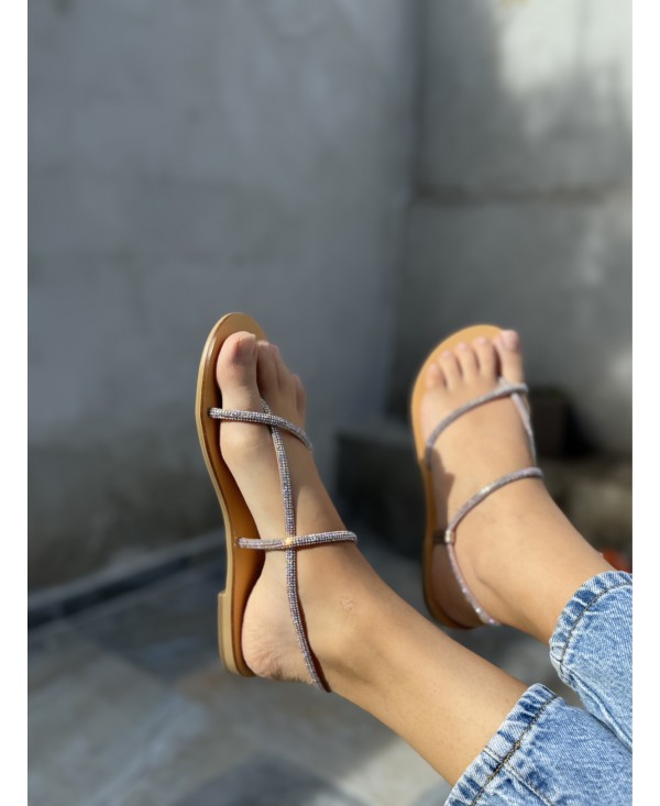 Sandale Tilos strass