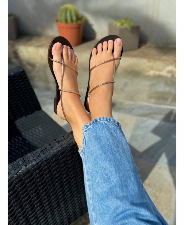 Sandale Tilos rose gold...